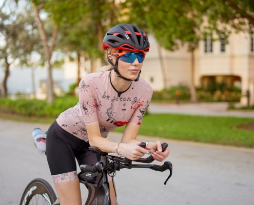 Nadezhda Pavlova triathlete Designed for Cycling ladies kit