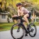 Nadezhda Pavlova on bike in new ladies cycling kit