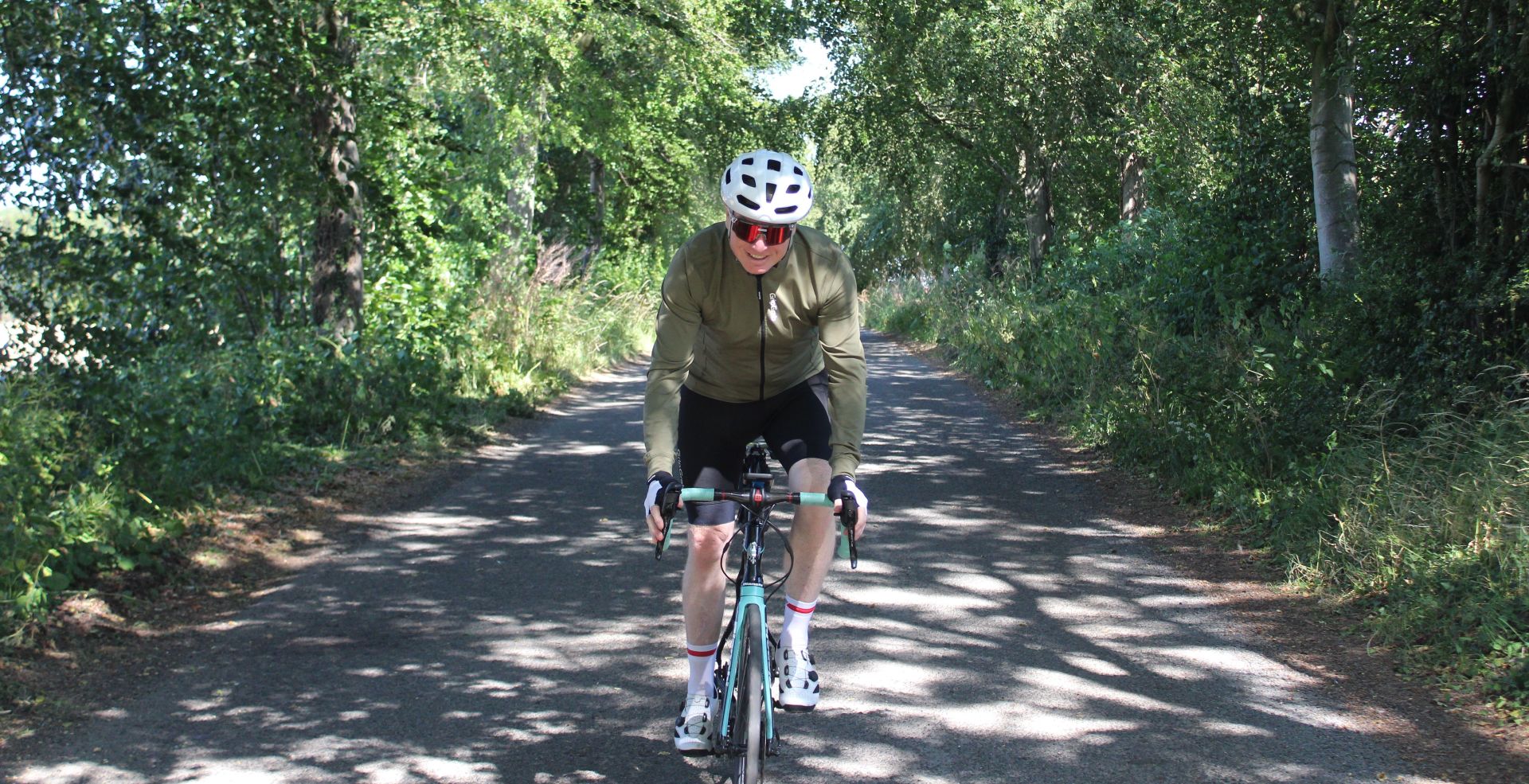 Robert at Mickley wearing GripGrab PACR LS jersey 3