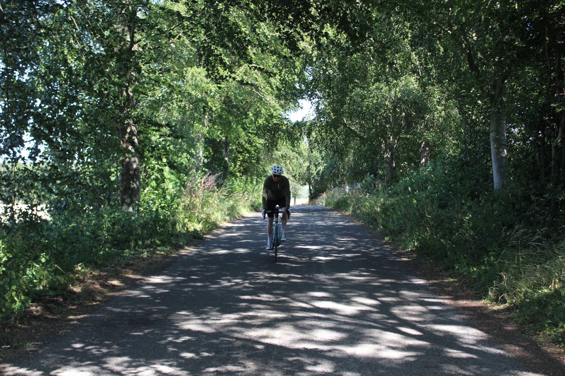 Robert at Mickley wearing GripGrab PACR LS jersey 4