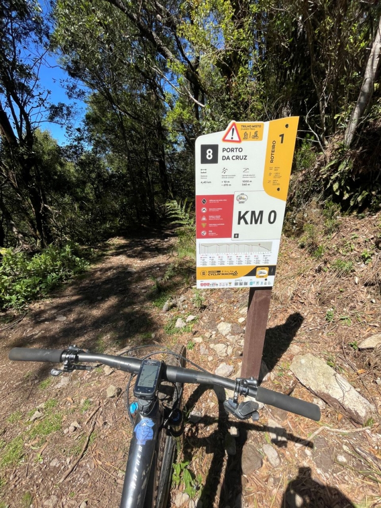 Trail marking in Madeira